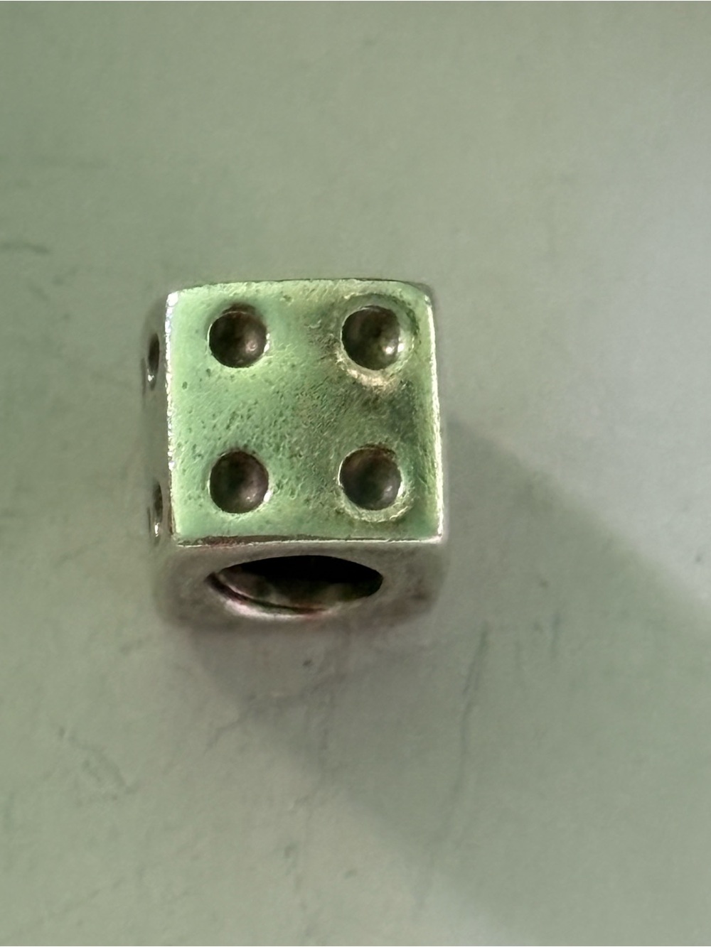 Pandora Silver Dice Charm